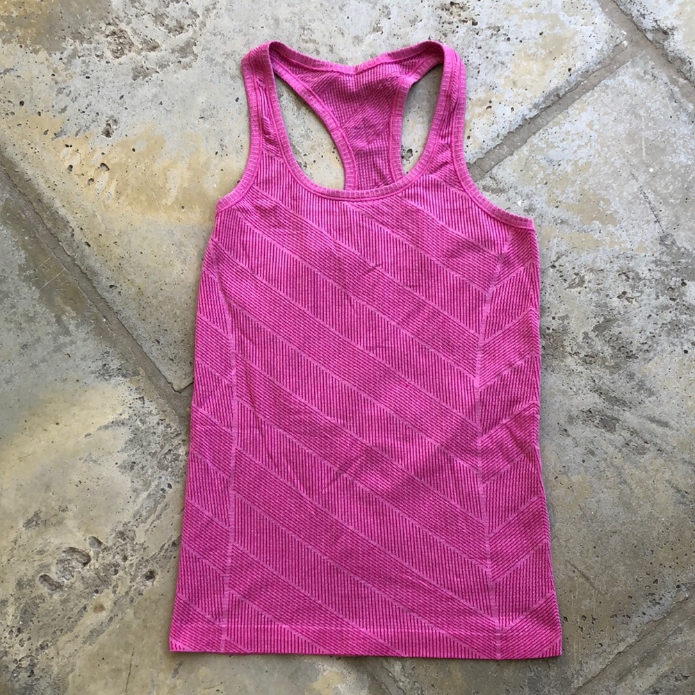 Lululemon Swiftly Tank hot pink